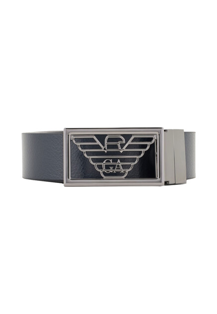 Синий ремень EMPORIO ARMANI