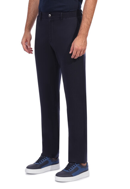 Брюки ZILLI  - Шерсть - цвет синий