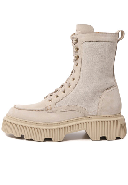 Комбинированные ботинки на шнуровке  SANTONI