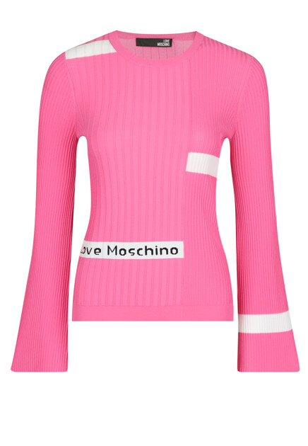 Джемпер с расклешенными рукавами MOSCHINO Love
