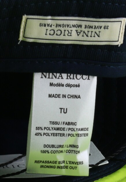 Панама NINA RICCI  - Полиэстер, Полиамид