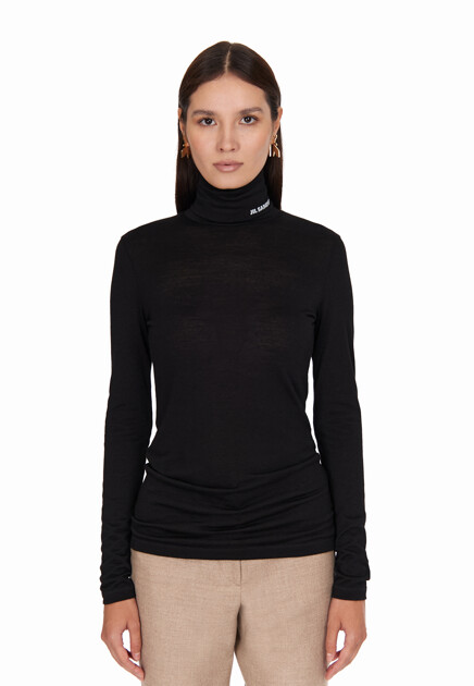 Водолазка JIL SANDER  - Полиэстер, Шерсть