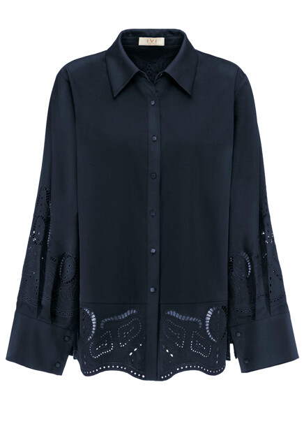 Блуза с детальной вышивкой  IVI COLLECTION