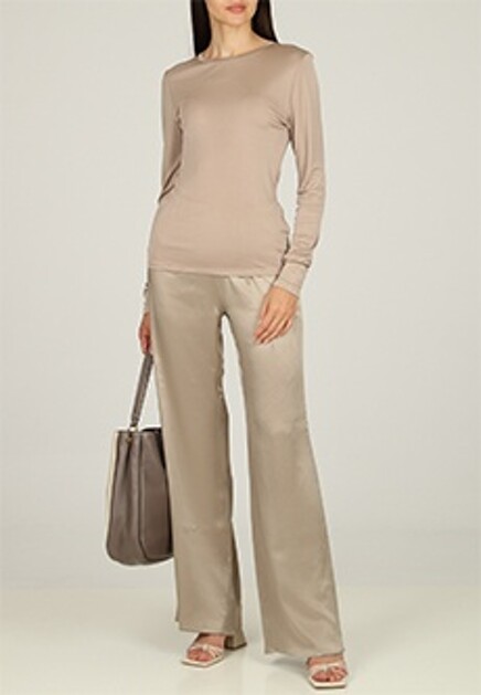 Лонгслив из смесовой вискозы  ALLUDE
