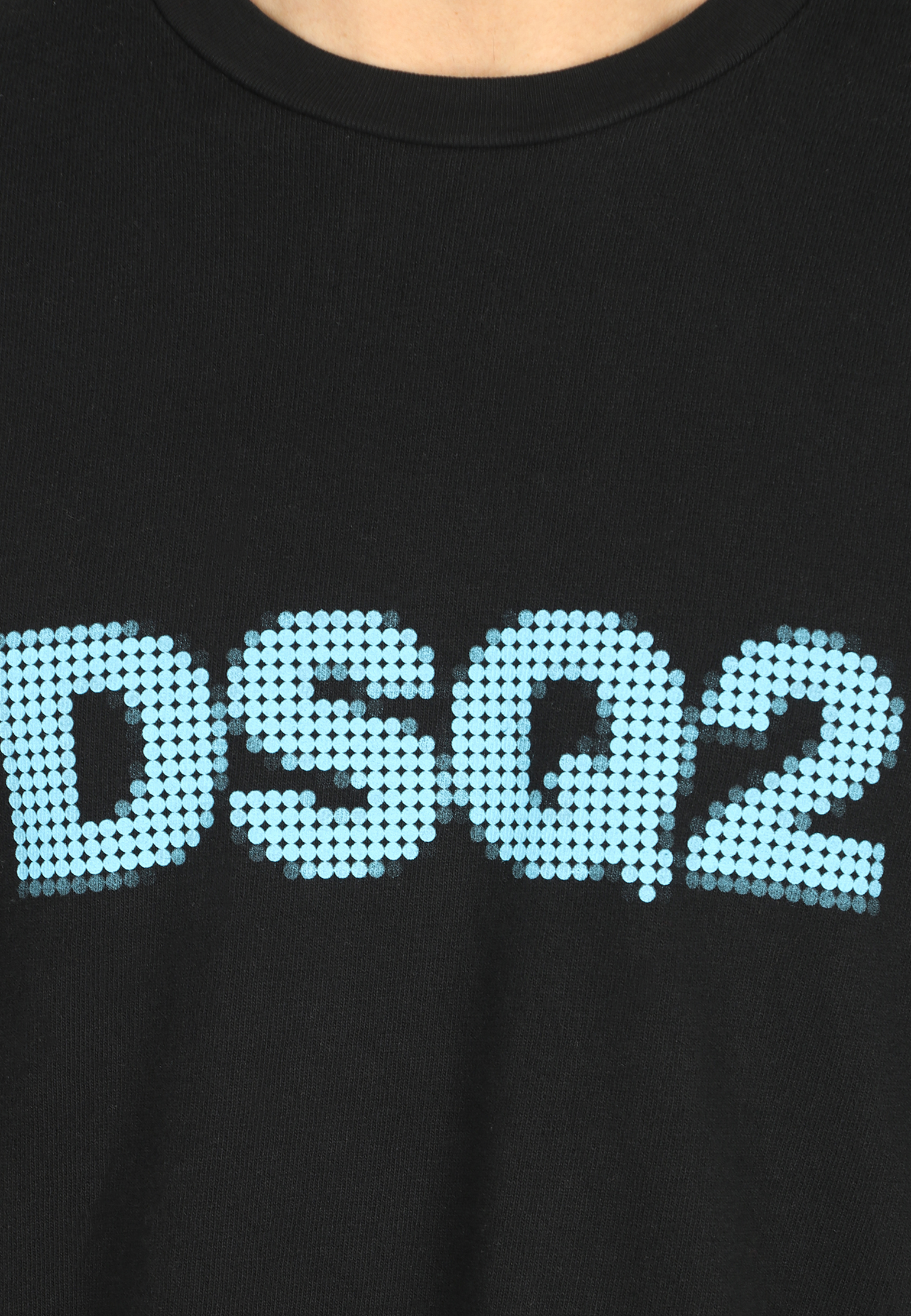 Лонгслив DSQUARED2  - Хлопок - цвет черный