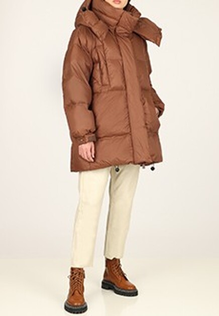 Объемный пуховик Puffa Ring 78 BACON