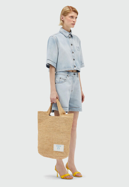 Шорты из денима  MSGM - ИТАЛИЯ