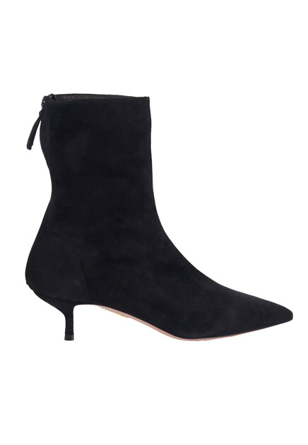 Замшевые полусапоги AQUAZZURA
