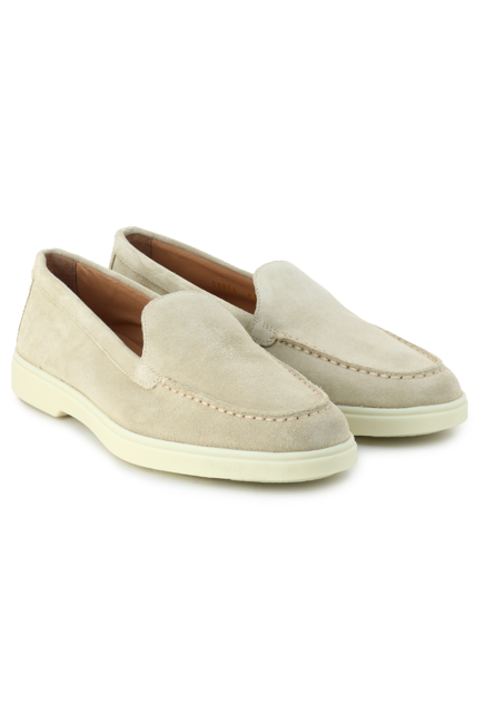 Замшевые лоферы  SANTONI capsule - ИТАЛИЯ