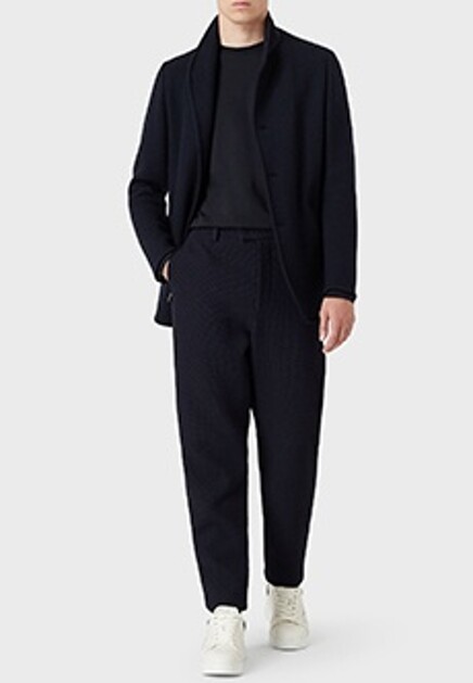 Лонгслив из эластичного джерси EMPORIO ARMANI