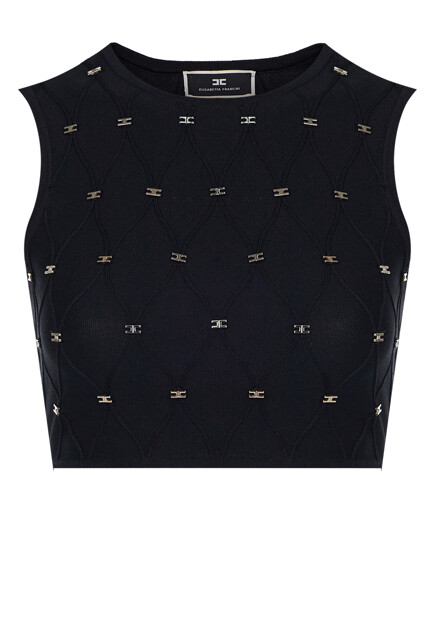 Топ с логотипом ELISABETTA FRANCHI