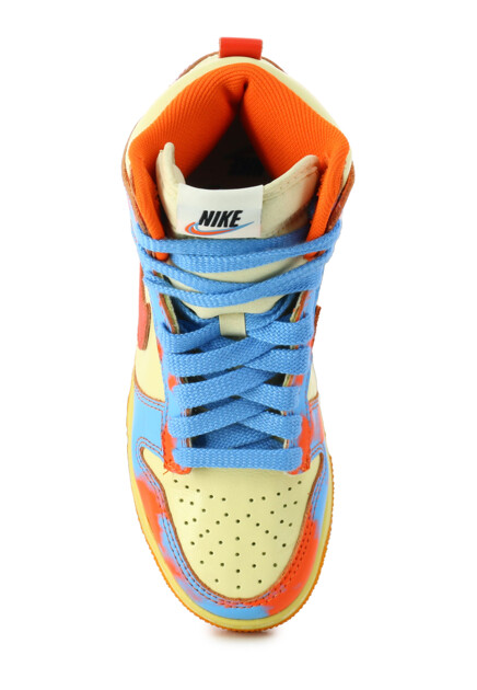 Кроссовки NIKE  - Кожа - цвет оранжевый