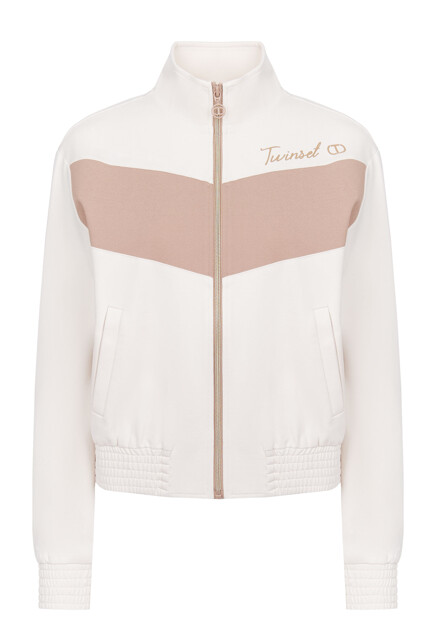Олимпийка из смесовой вискозы TWINSET Milano
