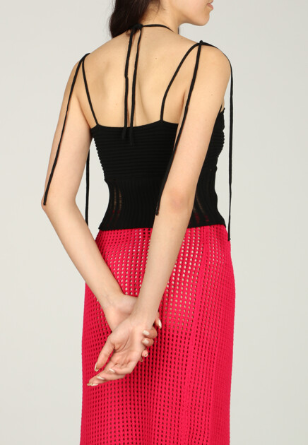Топ ANDREADAMO  - Вискоза - цвет черный