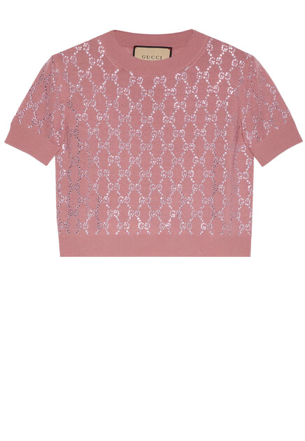 Джемпер с коротким рукавом GUCCI