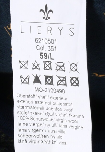 Кепи из шерсти в клетку LIERYS