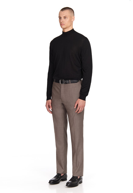 Классические брюки из костюмной шерсти CORNELIANI - ИТАЛИЯ