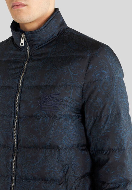 Пуховик ETRO  - Полиамид - цвет синий