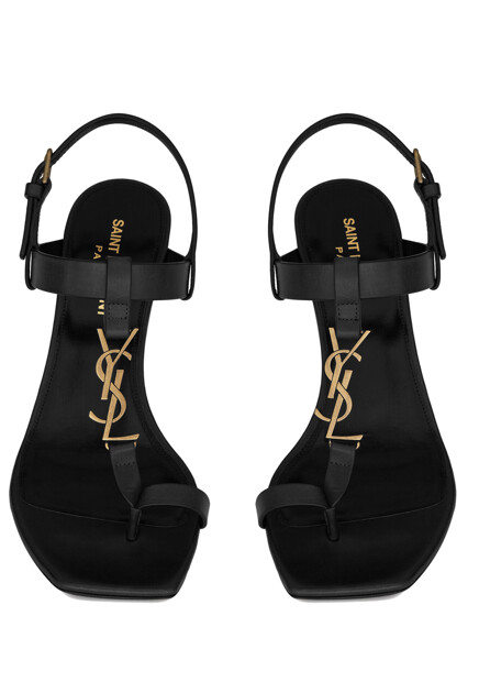 Босоножки SAINT LAURENT  - Кожа