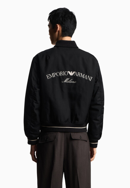 Куртка EMPORIO ARMANI  - Полиэстер - цвет черный