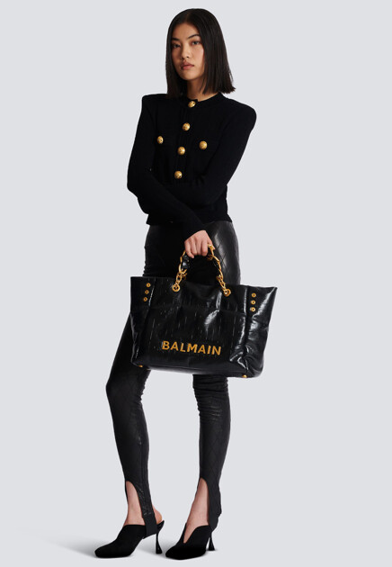 Сумка BALMAIN  - Кожа - цвет черный