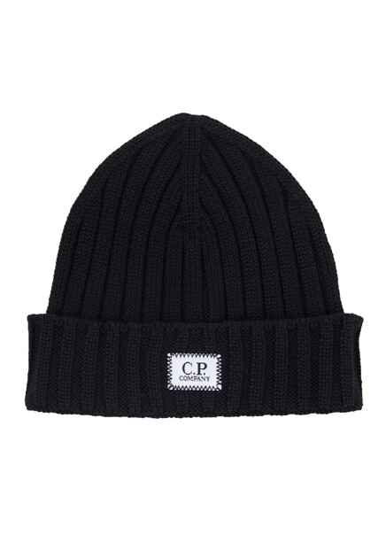 Черная шапка C.P. COMPANY