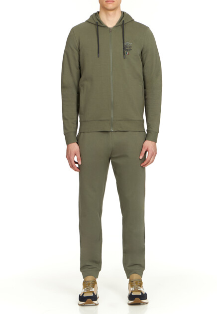 Спортивный костюм AERONAUTICA MILITARE  - Хлопок - цвет зеленый