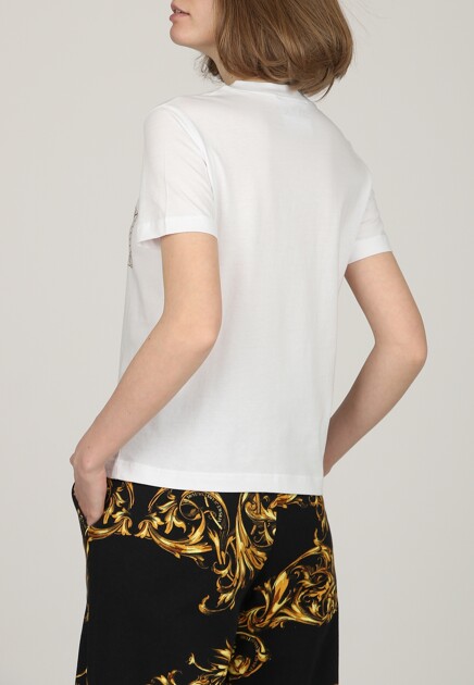 Футболка VERSACE JEANS COUTURE  - Хлопок - цвет белый