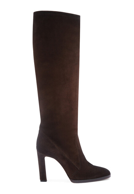 Замшевые сапоги SANTONI