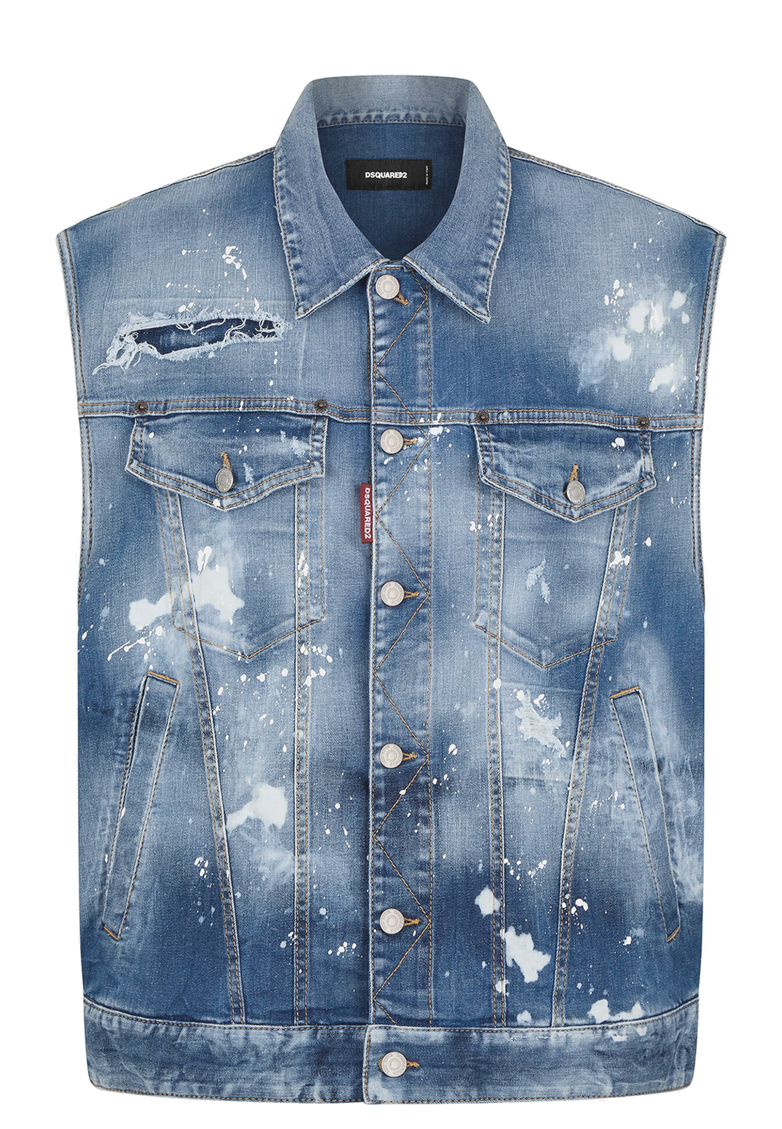 Джинсовый жилет  DSQUARED2