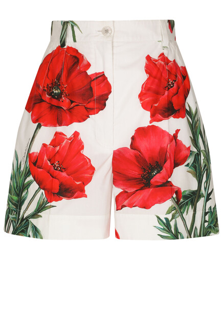 Шорты с цветочным принтом Happy Garden DOLCE&GABBANA