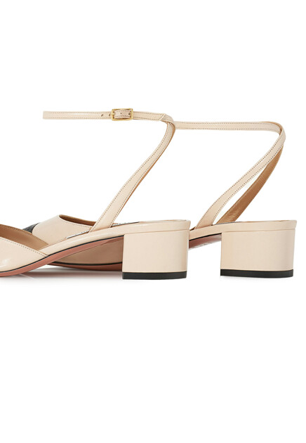 Туфли AQUAZZURA  - Кожа - цвет бежевый