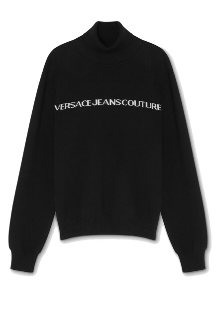 Свитер с надписью VERSACE JEANS COUTURE
