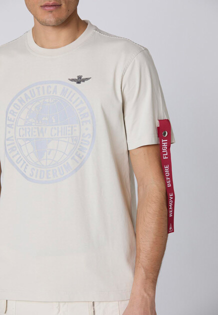 Футболка AERONAUTICA MILITARE  - Хлопок - цвет серый
