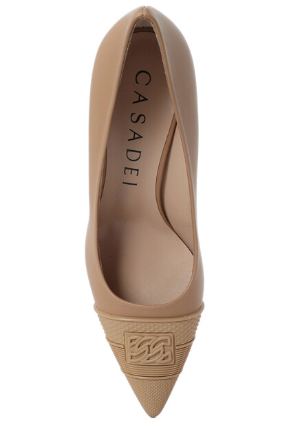 Туфли с прорезиненным мысом  CASADEI - ИТАЛИЯ