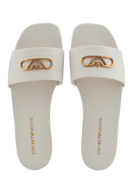 Шлепанцы EMPORIO ARMANI  - Кожа