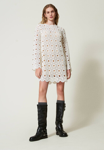 Платье в технике кроше  TWINSET Milano - ИТАЛИЯ
