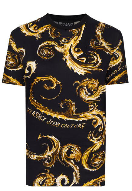 Футболка с принтом  VERSACE JEANS COUTURE