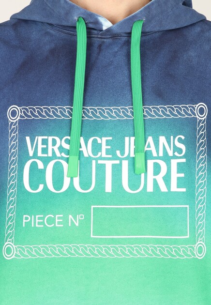 Худи VERSACE JEANS COUTURE  - Хлопок - цвет зеленый