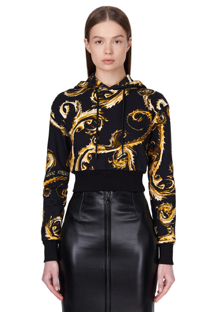 Худи VERSACE JEANS COUTURE  - Хлопок - цвет черный