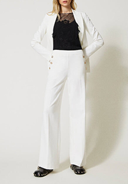 Блуза с вышивкой TWINSET Milano