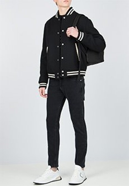 Кожаная куртка SAINT LAURENT