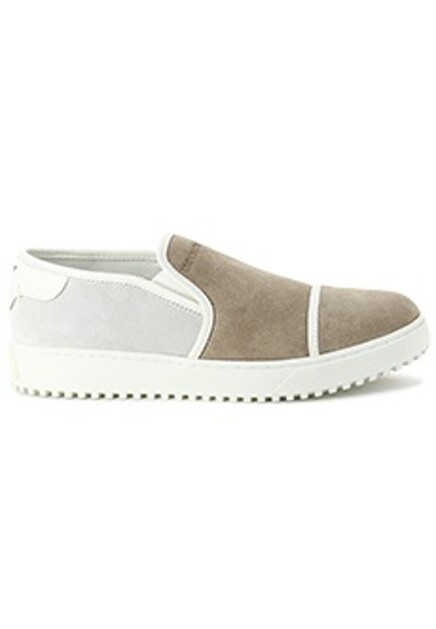 Слипоны из замши EMPORIO ARMANI