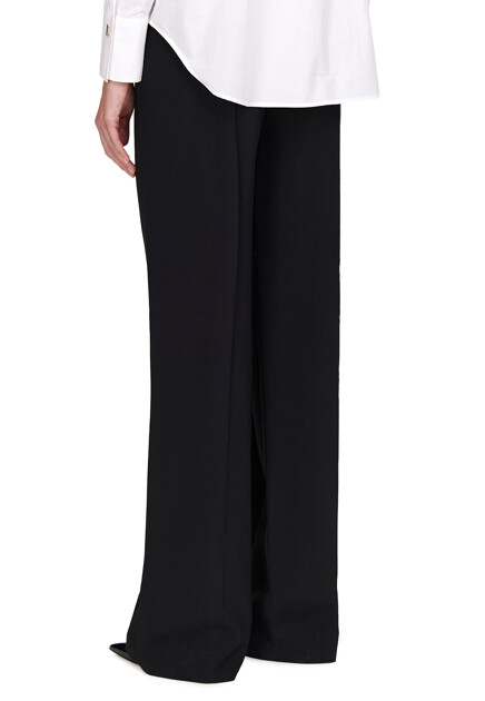 Брюки ERMANNO SCERVINO  - Вискоза, Ацетат - цвет черный