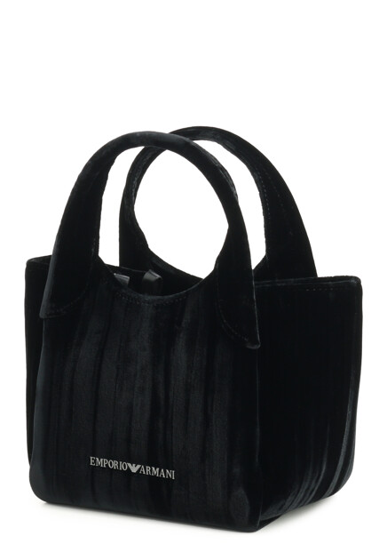Сумка EMPORIO ARMANI  - Вискоза, Купро - цвет черный