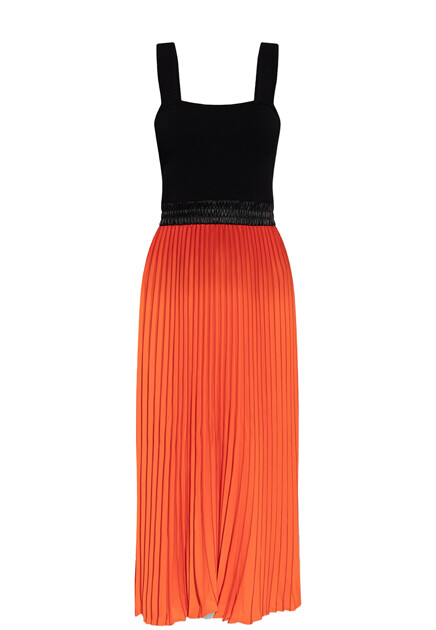 Платье с плиссированной юбкой PROENZA SCHOULER