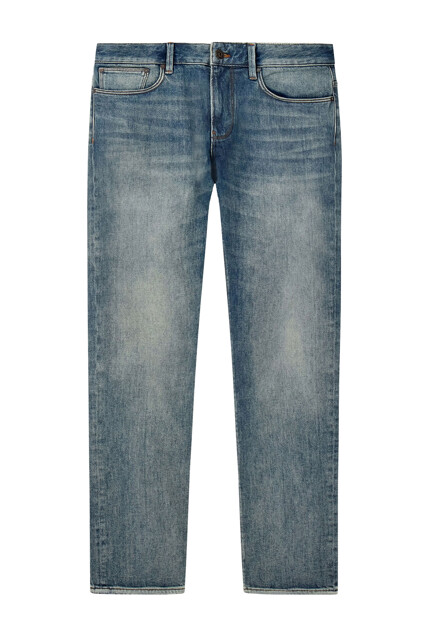 Хлопковые джинсы EMPORIO ARMANI