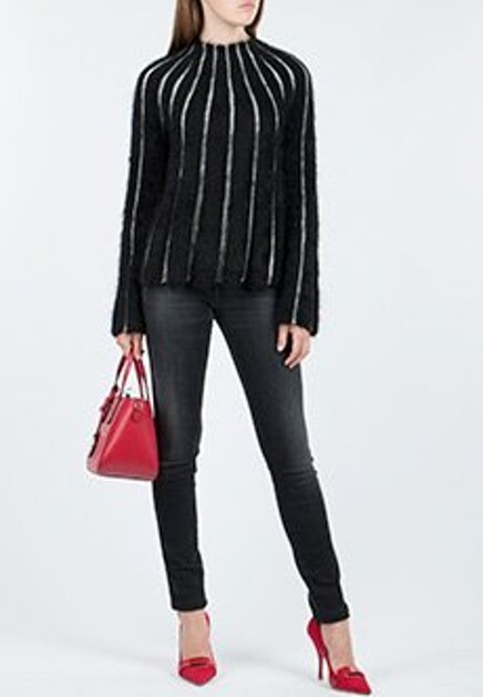 Черный свитер EMPORIO ARMANI
