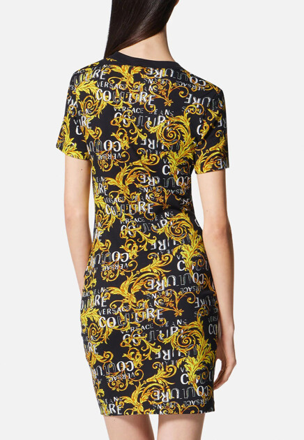 Платье VERSACE JEANS COUTURE  - Хлопок - цвет черный