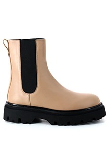 Ботинки из матовой кожи с эластичной вставкой CASADEI